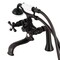Kingston Brass KS228ORB Deck Mount Clawfoot Tub Faucet with Hand Shower, Oil Rubbed Bronze KS228ORB - alternate 1
